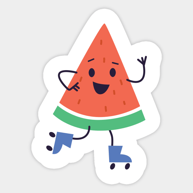 watermelon Sticker by somondolas